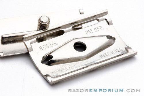 1960 Gillette Ball End Tech Double Edge Safety Razor F2