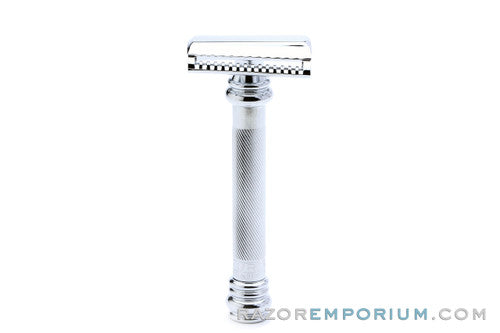 SCRATCH & DENT Merkur 39C - HD Long Handle Barber Pole Safety Razor, Slant Bar