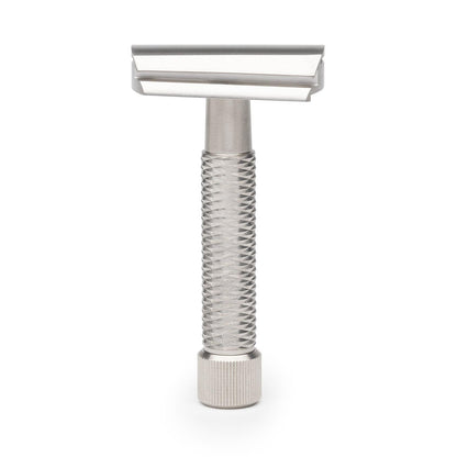 Rex Supply Co. | Sentry Slant Three Piece Stainless Steel Double Edge Safety Razor