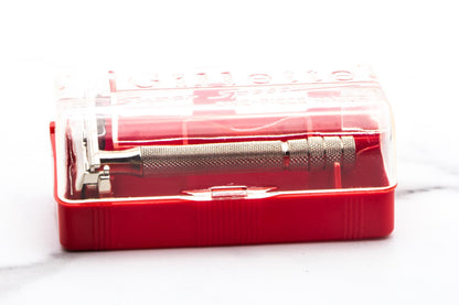 1953 Y3 Gillette Super Speed Double Edge Safety Razor Set In Original Red Case | Original Condition