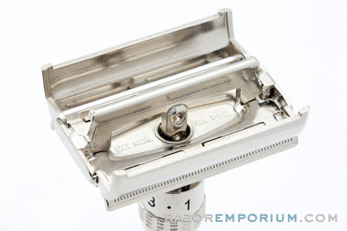 1965 Gillette K1 Slim Adjustable Double Edge Safety Razor