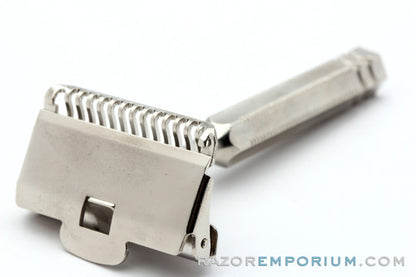 1930's Gem Junior Single Edge Safety Razor | Factory Nickel Revamp