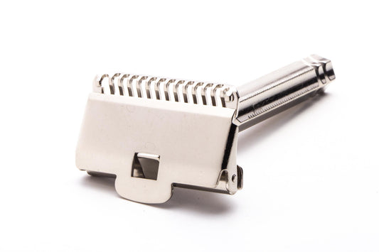 1930's Gem Jr Single Edge Safety Razor | Factory Nickel Revamp
