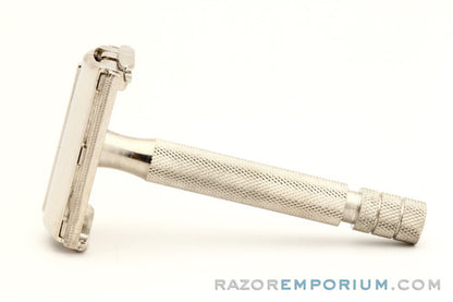 1947-51 Gillette Rocket TTO DE Safety Razor w/ Case & Blade Bank | Made in England