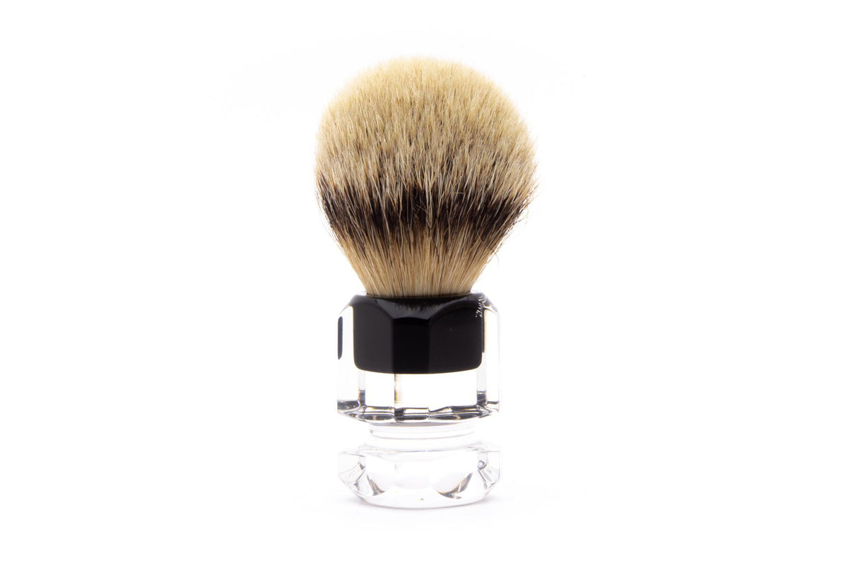 Bac Razor Modern Restored | Shavemac Acrylic Clear & Black Shaving Brush & Box ...