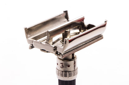 Russian Slim Adjustable Double Edge Safety Razor Set | Original Condition