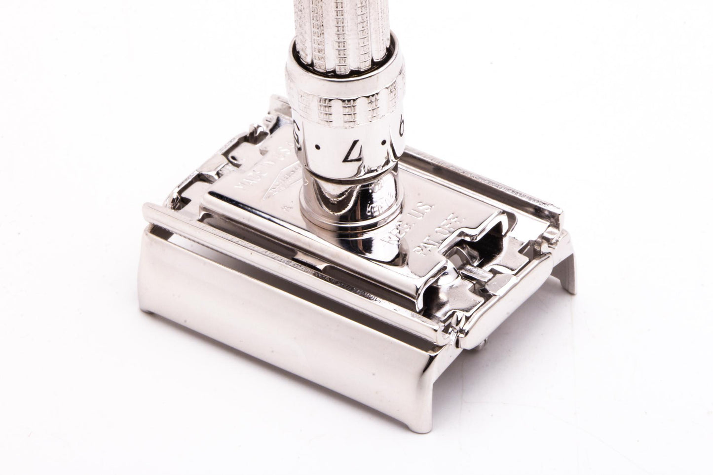 1965 K3 Gillette Slim Adjustable TTO Double Edge Safety Razor|  Rhodium Revamp