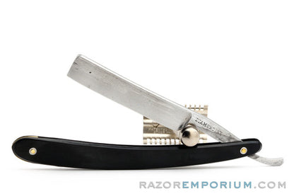 5/8" Diamondine Hollow Ground Straight Razor with Original Scales