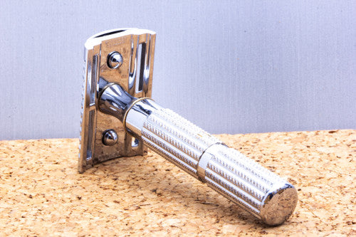 Apollo 3 Piece Travel Razor with Leather Case & Accessories