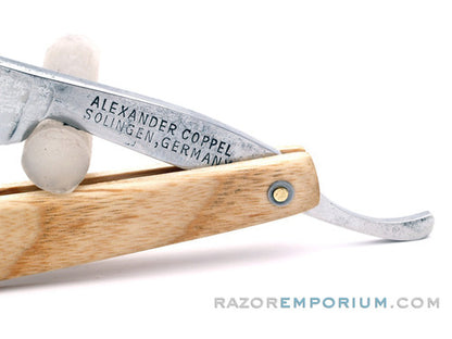 9/16" Alexander Coppel Straight Razor w/ Cocobello Wood | Solingen, Germany