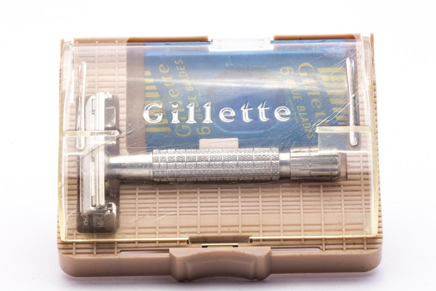 1940's Gillette British Rocket Flare Tip Safety Razor Set| Original Condition