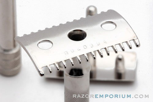 1911 Gillette Single Ring Double Edge Safety Razor | Rhodium Revamp