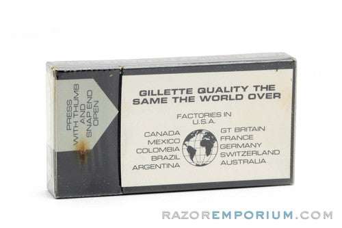 4 Gillette Aristocrat Stainless Double Edge - New Old Stock (NOS) Razor Blades