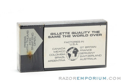 4 Gillette Aristocrat Stainless Double Edge - New Old Stock (NOS) Razor Blades
