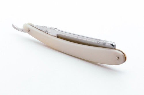 6/8" Filarmonica Doble Temple #13 Straight Razor w/ Coffin & Cream Scales| Spain