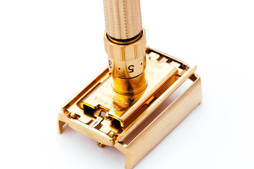 1958 Gillette Executive Fatboy Adjustable Safety Razor Set