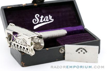 1910's Kampfe Bros. STAR Single Edge Safety Razor Set