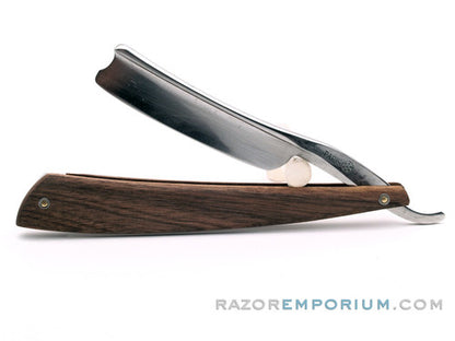 5/8" Vintage Frameback Straight Razor w/ Cocobello Wood  | Paris