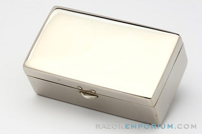 1917 Gillette Silver Single Ring Old Type Set in Metal Case w/ Blade Banks & Original Box & Instructions