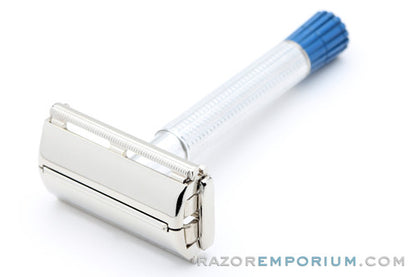 1957 Gillette Blue Tip Light DE Super Speed Razor C2
