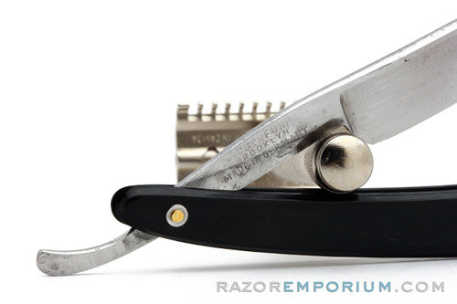 5/8" Diamondine Hollow Ground Straight Razor with Original Scales