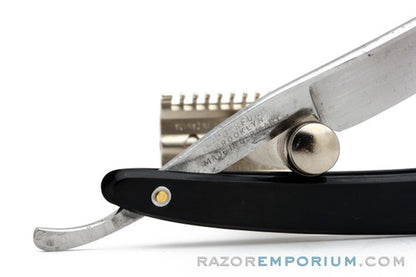 5/8" Diamondine Hollow Ground Straight Razor with Original Scales