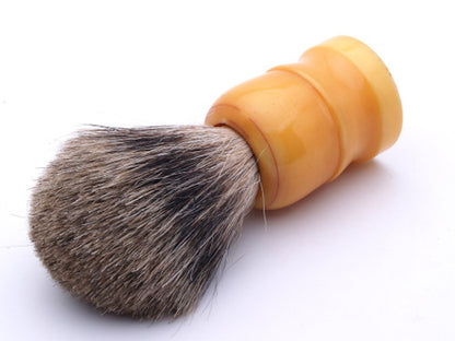 Klenzo Butterscotch Shaving Brush - 22mm Super Fine Badger