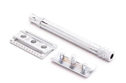 Merkur 23C - Long-Handle Closed Comb Double Edge Safety Razor | Used