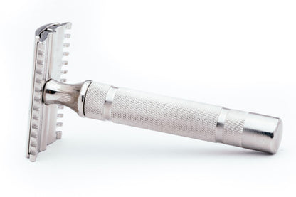 1930s Gillette NEW Short Comb  Safety Razor | Factory Nickel Revamp