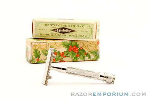 Gillette Long Comb in Box w/ replacement handle
