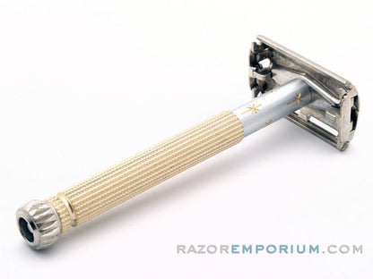 1965 K1 Gillette Champagne Star Lady Gillette DE Safety Razor