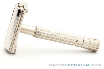 1957 C4 Gillette Flair Tip Super Speed Safety Razor | Rhodium Revamp