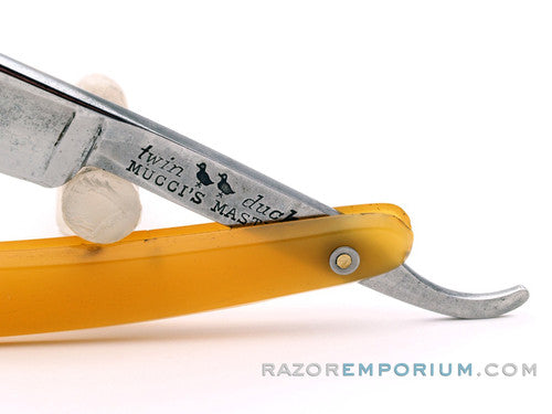 9/16" P. Mucci's "Twin Duck" Straight Razor | Solingen Germany