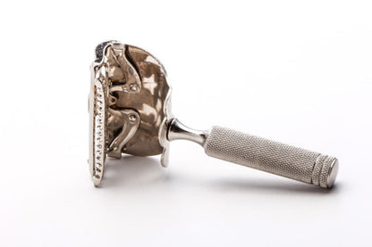 Star A.S.R. Corp 1912 Single Edge Safety Razor w/ Orig. Leather Case & Blades