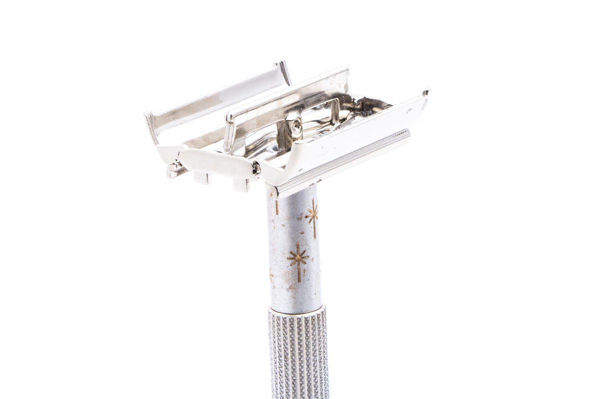 Gillette Razor Stars 1963 I1 Gillette Champagne Star Lady Gillette DE Safety Razor | Origin ...