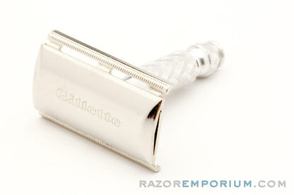 1964 J2 Gillette Ball End Tech Travel Spiral Handle Razor