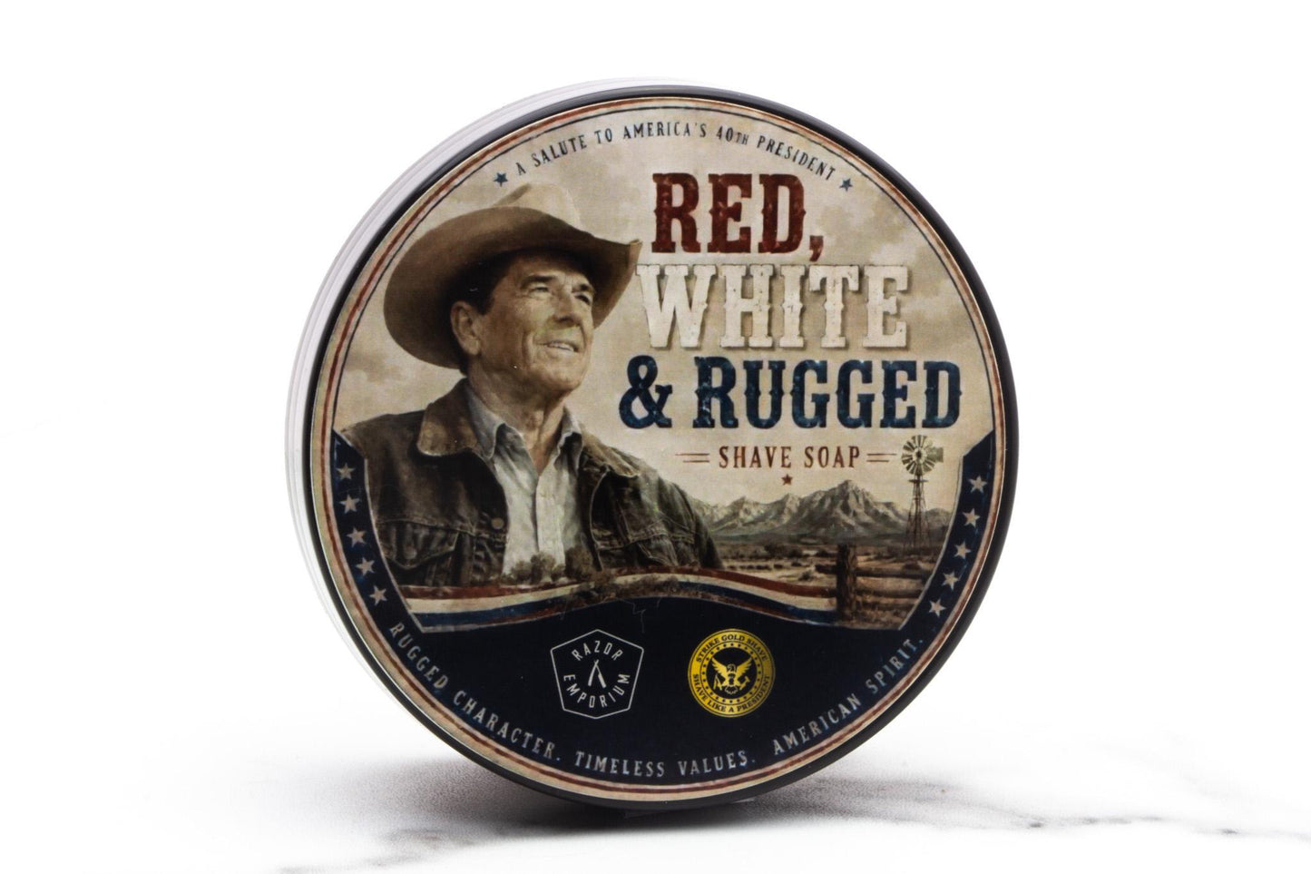 Strike Gold Shave | Red White & Rugged Shave Soap