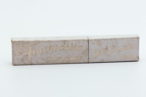 7/8" Filarmonica Doble Temple #14 Straight Razor w/ Coffin & Black\Teal Scales| Spain