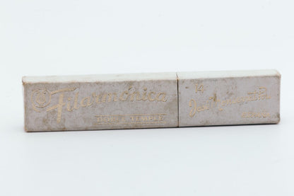 7/8" Filarmonica Doble Temple #14 Straight Razor w/ Coffin & Black\Teal Scales| Spain