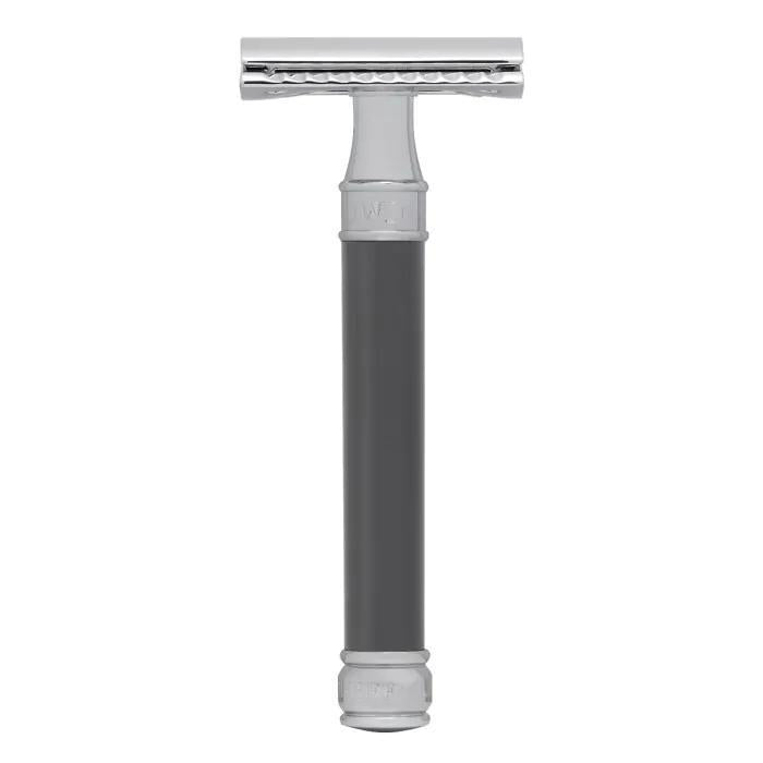 Edwin Jagger | DE85 Double Edge Safety Razor Long - Grey