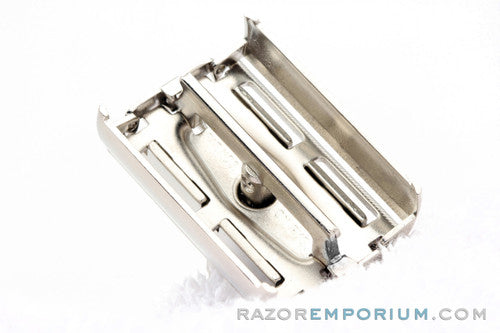 1973 Gillette Super 109 Adjustable Double Edge Safety Razor | Factory Nickel Revamp
