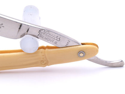 9/16" Clauss Straight Razor w/ Original Scales | Fremont, Ohio USA
