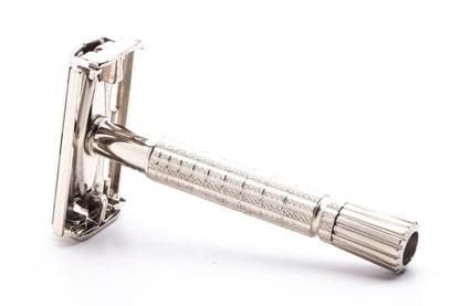 1961 G2 Gillette Flare Tip Super Speed Safety Razor | Factory Nickel Revamp