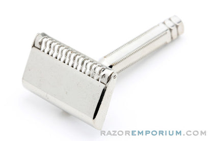 1930's Gem Minute Man Metal Wall Hanger with Single Edge Razor
