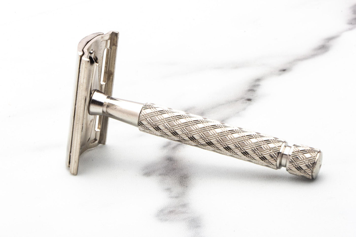 1960's Gillette Ball End Tech Spiral Handle Double Edge Safety Razor | Original Condition