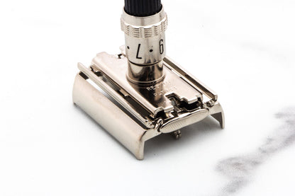 1971 R3 Gillette Super Adjustable 109 Adjustable DE Safety Razor | Factory Nickel Revamp