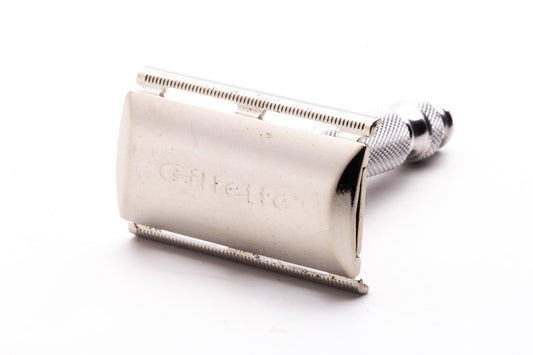 1967 M1 Gillette Ball End Tech Travel Safety Razor | Original Condition