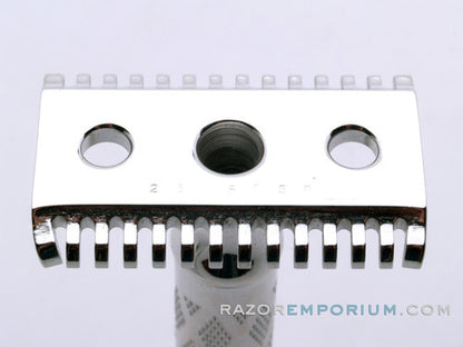 1922 Gillette New Improved "Monogrammed" DE Safety Razor | Nickel Revamp