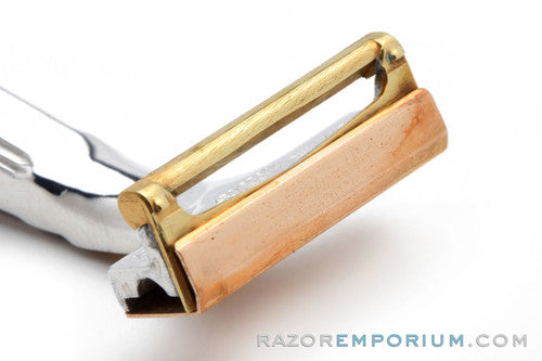 1940-41 Schick Type F New Improved Art Deco Injector Razor