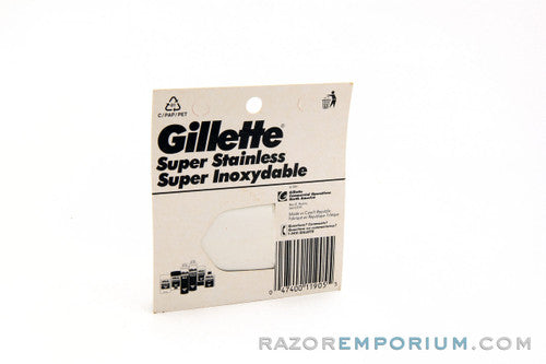 Gillette Super Stainless Inoxydable Double Edge (5) - New Old Stock (NOS) Razor Blades
